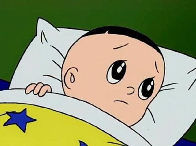 大头儿子:小头爸爸这样对儿子说了这样一句话,大头儿子就敢睡觉了