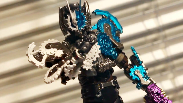 模玩展示-shf 假面骑士build 齿轮兄弟