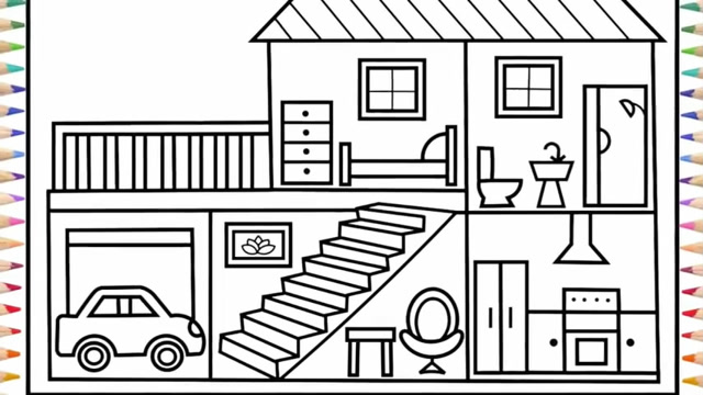 趣味简笔画:画漂亮小房子