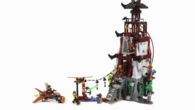 搭建乐高积木幻影忍者系列70594 忍者灯塔保卫战