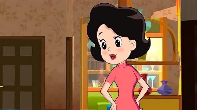 大头儿子小头爸爸:大头儿子和围裙妈妈比赛看谁的速度快