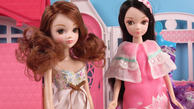 芭比娃娃之可儿娃娃江南女孩玩具拆箱试玩