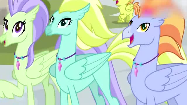 《小马宝莉8》马鹫狂欢日邀请了紫悦公主参加,马鹫好帅啊!