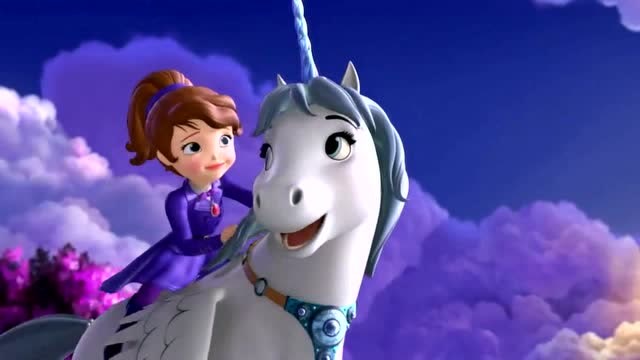 小公主苏菲亚:独角兽小天为恭喜公主,来一个360度大回环庆祝一下!