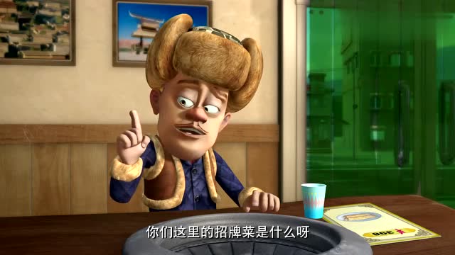 熊出没:光头强去火锅店吃饭,他觉得太贵,被老板扔了出来