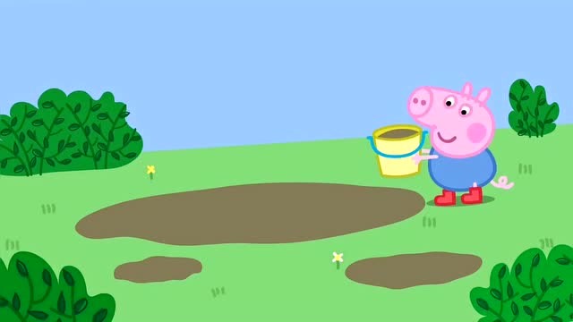 小猪乔治做的泥坑香水味道如何 简笔画故事
