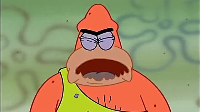 原始海绵哥和原始派大星竟然是这么互相打招呼的,可怕