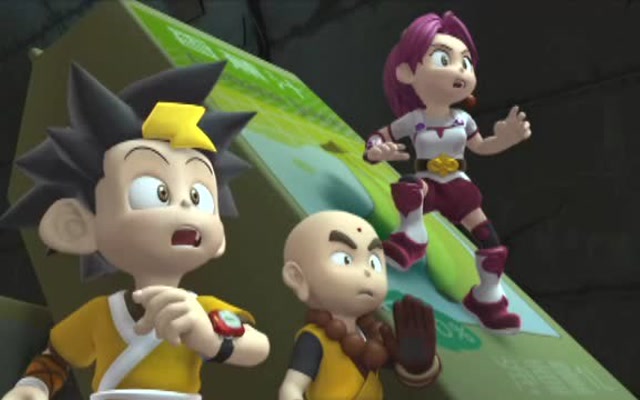 电击小子3:小光小美他们变小了,被机器人当做蟑螂清除