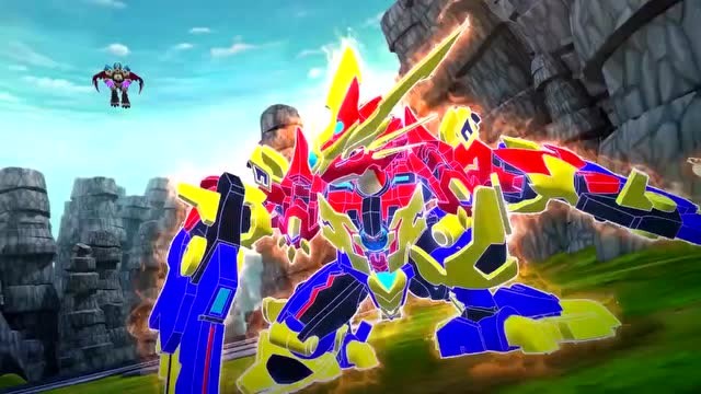 斗龙战士5:雷加还是不敌北冥光龙只好转变形态对付他