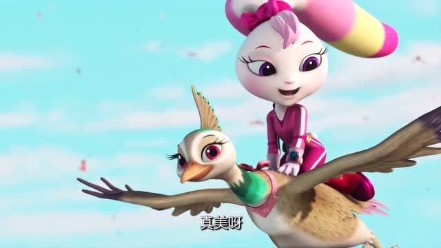 宇宙护卫队:孔雀小美觉得自己的羽毛也很好看啊