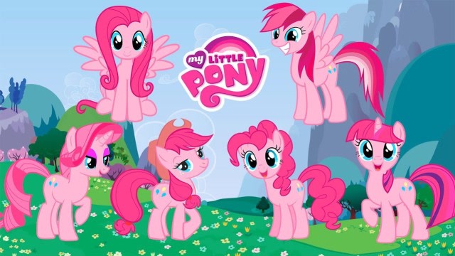 小马宝莉怎么都变成和碧琪一样的粉色了?小马宝莉玩具故事第八季