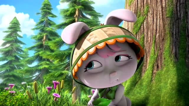 熊熊乐园:捷豆豆用苹果表演杂耍哄凯特开心,这个天赋非常不错