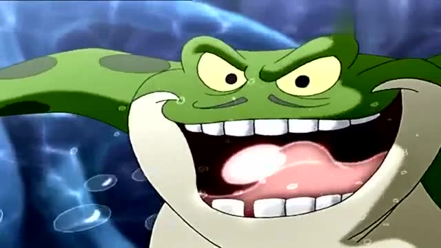 小鲤鱼历险记: 三爪金蟾得到了蓝鳞的法力,要去找赖皮蛇报仇