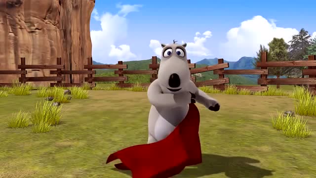 倒霉熊正能量益智早教动画: 斗牛士