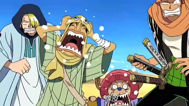海贼王:路飞生吃仙人掌!吃完就发疯了,差点把乔巴他们打飞