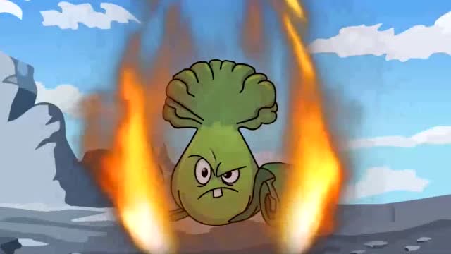 植物大战僵尸,菜问打僵尸,真是太解气了