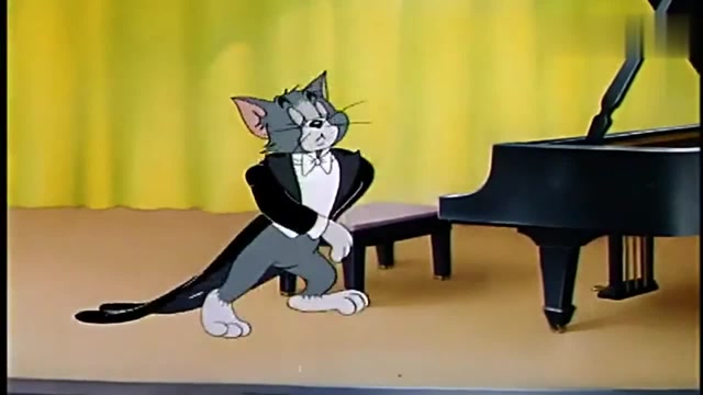 爆笑猫和老鼠,汤姆这弹钢琴的水平感觉比钢琴王子朗朗还高一筹