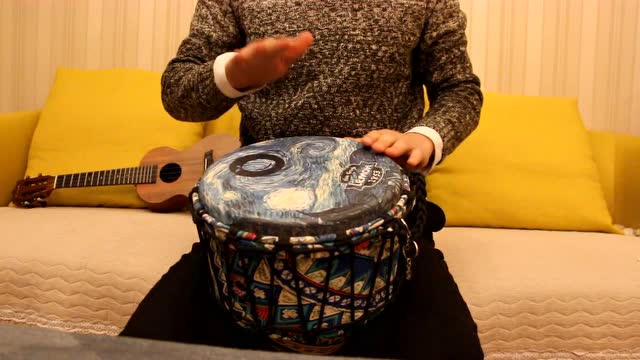 非洲鼓演奏《别看我是一只羊》