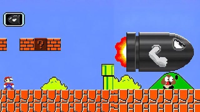 搞怪版《超级玛丽》:当马里奥顶出巨型炮弹后,这还是我认识的游戏?