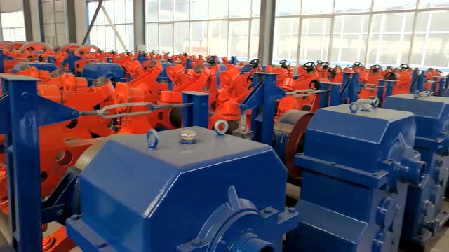 能工叉绞机成品视频