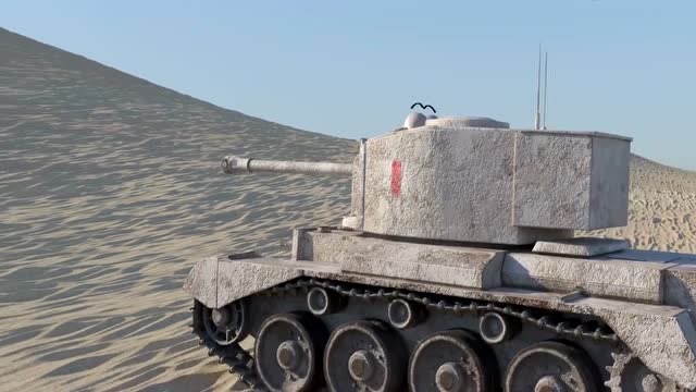 坦克世界搞笑动画-kv2当狙击手 一炮亦所有!比喻还真是恰当