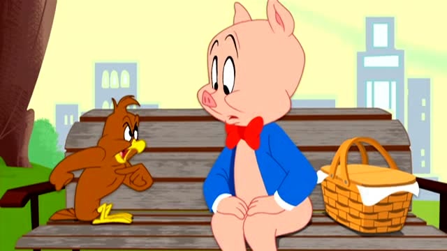 《兔八哥》—猪小弟:你想干什么,"我要抓小鸡"