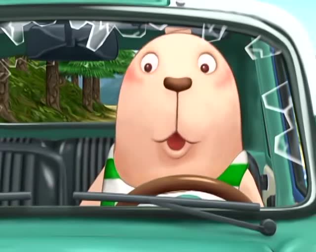 逃亡兔:两只兔兔的车被监狱狗打的千疮百孔,绿兔兔改造的非常厉害