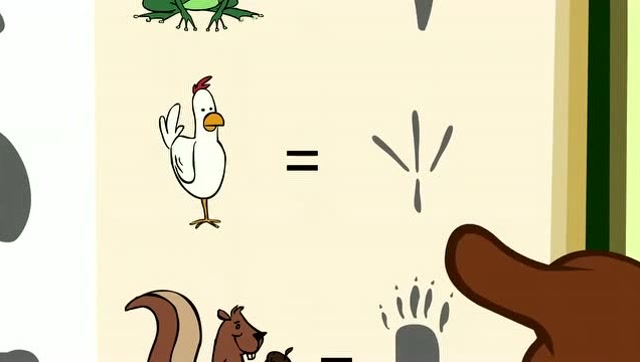 新猫和老鼠 杰瑞发现的脚印是松鼠的