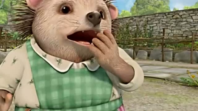 比得兔有童心喜欢玩的刺猬妈妈为了孩子还超级勇敢