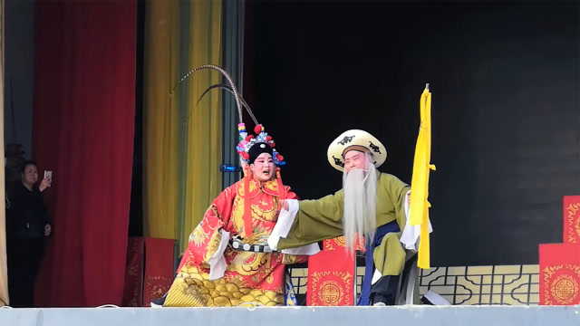 秦腔苏武牧羊选段丁良生在天水中滩镇蒲甸村演出实拍