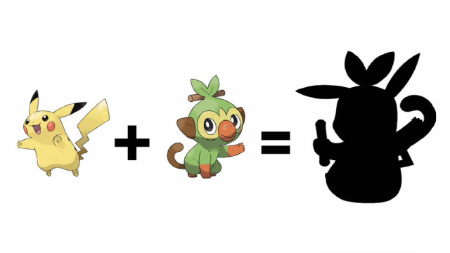 宠物小精灵合体进化皮卡丘敲音猴头上长出两片树叶超可爱