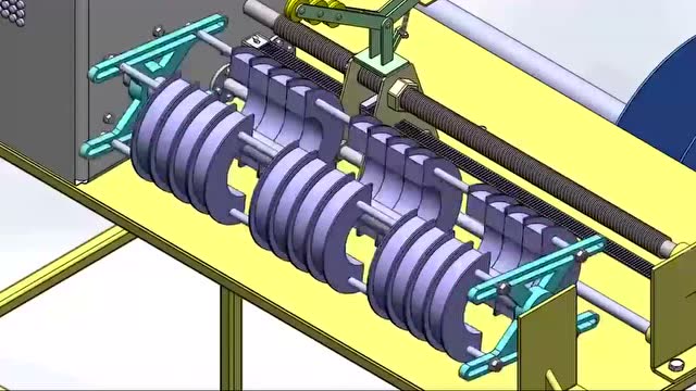 终于明白了绕线机的机械结构的运行原理动画