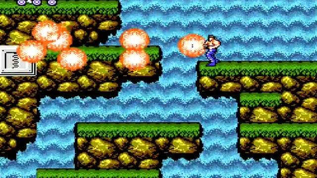 红白机《魂斗罗》第三关这种跳法可遇不可求