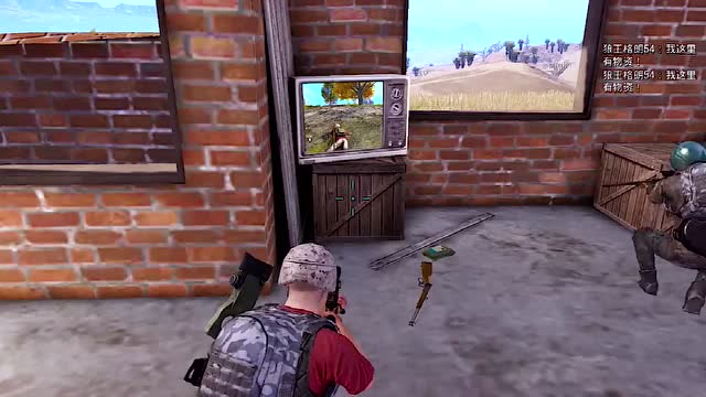 电视吃鸡,这电视画面是不是也很清晰,说句实在话电视里面是本人