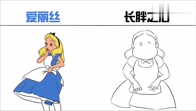 爱丽丝长胖之后,头一次见这么胖的公主,估计没人要了吧