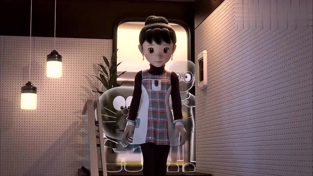 哆啦a梦伴我同行:静香内心犹豫,爸爸的父爱如山,太感人