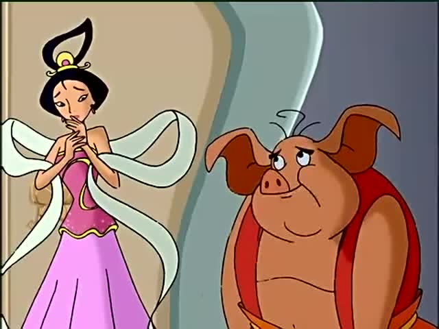 猪八戒在天宫与嫦娥相认可惜相貌太丑嫦娥无奈去找观音帮忙