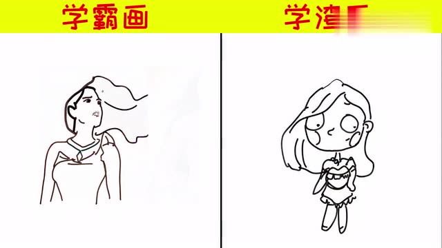 宝嘉康蒂公主简笔画图片