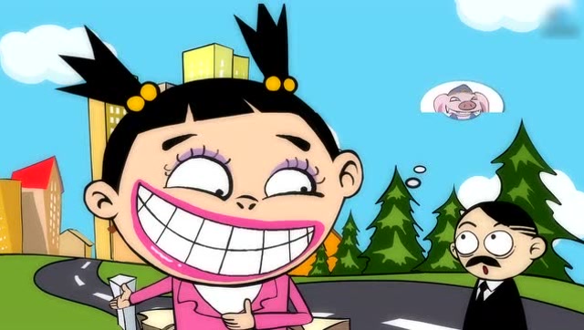 动态漫画·阿衰:大脸妹成置业顾问,结果被误认为是二师兄妹妹