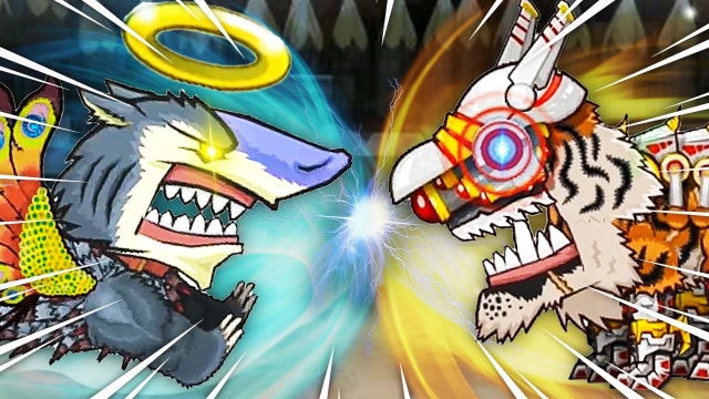 变异狗战争 我代表月亮把机械高达老虎给消灭了 阿波兔解说