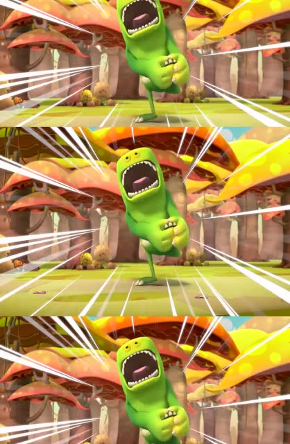 蛋计划之食蛋兽家族:食蛋兽们和萝卜兔他们都在追赶着会走的箱子