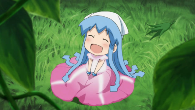 小小乌贼娘乘坐在主人的试卷上,展开了一场奇幻的冒险之旅