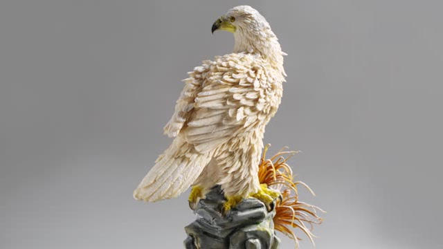 回头立鹰--周毅食品雕刻高清视频教程