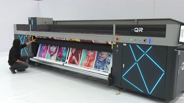 力宇4胶轨uv卷材机fs