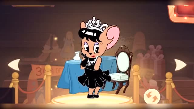 猫和老鼠手游:得到雪梨金皮星光公主,是老鼠中的黑美人