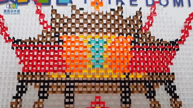 推客作品——多米诺骨牌墙《大闹天宫之南天门》
