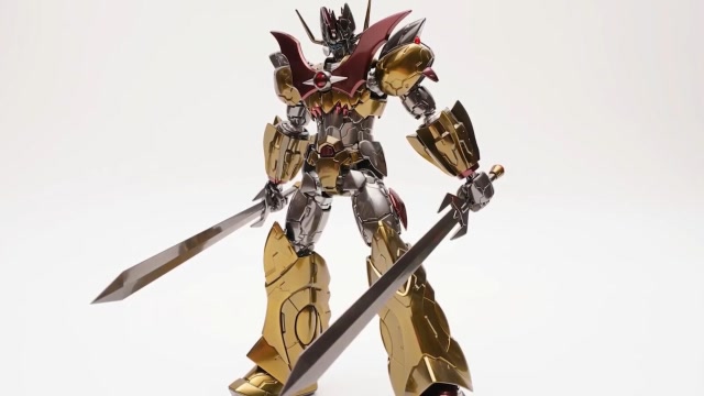 机甲战士模型,手持双剑酷极了,纯手工就是不一样!