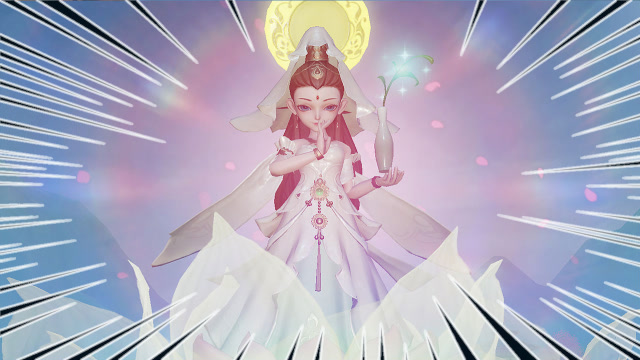 梦幻西游三维版:走上樱花路,寻找观音姐姐
