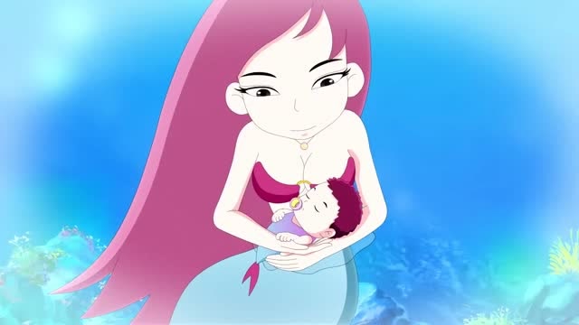 《咕噜美人鱼》咕噜的妈妈真的很爱她,从怀孕到成长母亲都细心呵护着