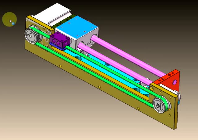 同步带式直线运动机构,机械设计,厉害了
